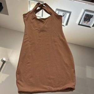 OH POLLY mini dress in tan